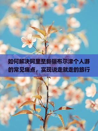 如何解决阿里至新疆布尔津个人游的常见痛点,实现说走就走的旅行梦想? 如何解决阿里至新疆布尔津个人游的常见痛点,实现说走就走的旅行梦想?