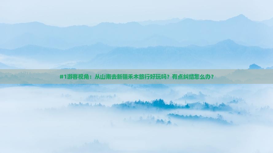 #1游客视角：从山南去新疆禾木旅行好玩吗？有点纠结怎么办？