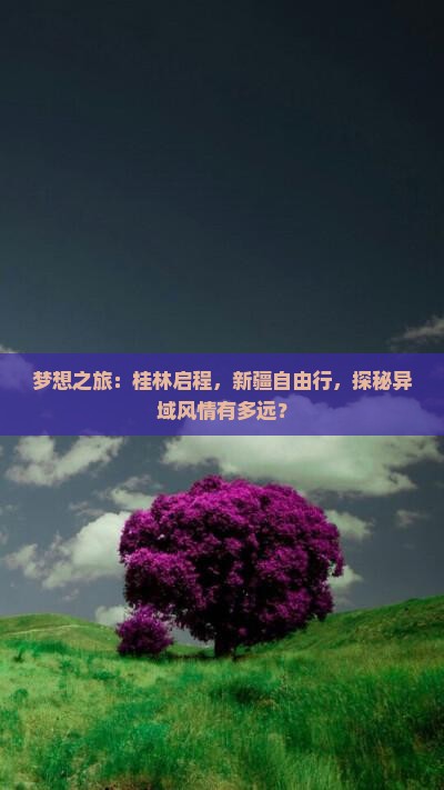 梦想之旅：桂林启程，新疆自由行，探秘异域风情有多远？