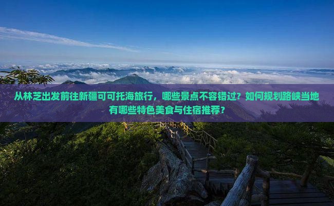 从林芝出发前往新疆可可托海旅行，哪些景点不容错过？如何规划路峡当地有哪些特色美食与住宿推荐？