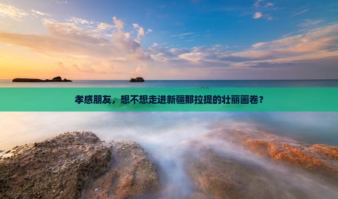 孝感朋友，想不想走进新疆那拉提的壮丽画卷？