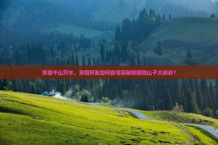 穿越千山万水，资阳好友如何自驾探秘新疆独山子大峡谷？