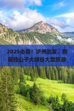 泸州到新疆独山子大峡谷大型旅游团