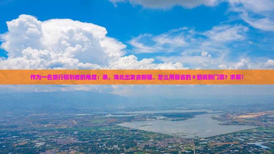 作为一名旅行规划者的角度：亲，海北出发去新疆，怎么用最省的￥数搞到门票？求解！