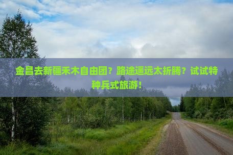 金昌去新疆禾木自由团？路途遥远太折腾？试试特种兵式旅游！