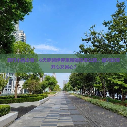 旅行小白必看！6天穿越伊春至新疆独库公路，如何玩得开心又省心？