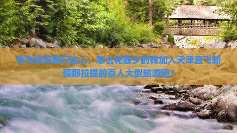 作为资深旅行达人，怎么花最少的钱加入天津直飞新疆那拉提的百人大型旅游团？