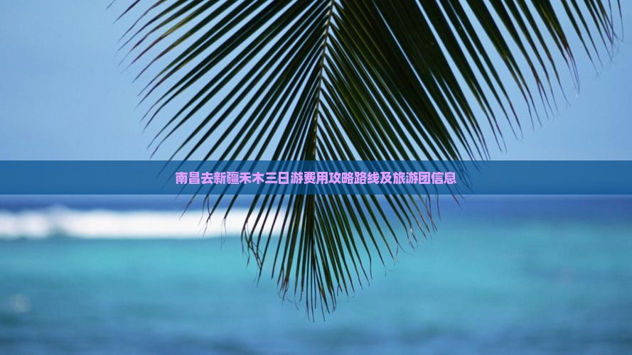 南昌去新疆禾木三日游费用攻略路线及旅游团信息