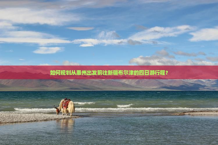 如何规划从惠州出发前往新疆布尔津的四日游行程？