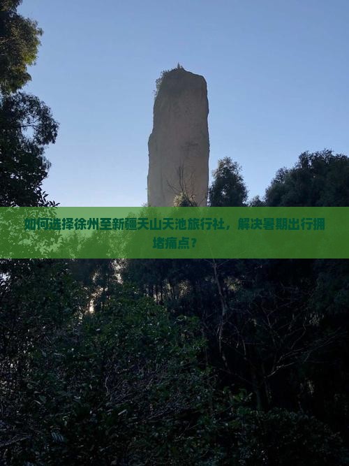 如何选择徐州至新疆天山天池旅行社，解决暑期出行拥堵痛点？