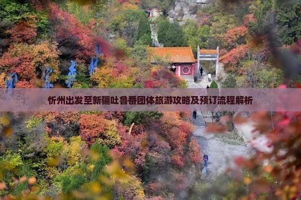 忻州出发至新疆吐鲁番团体旅游攻略及预订流程解析