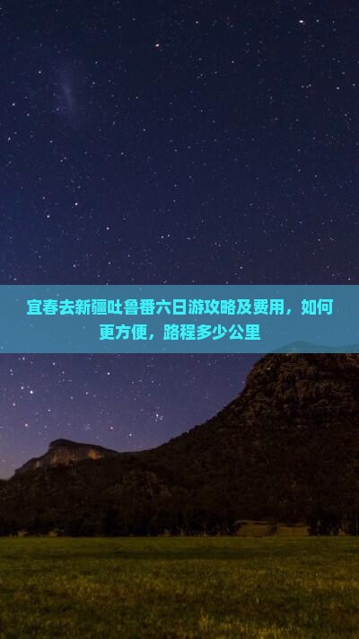 宜春去新疆吐鲁番六日游攻略及费用，如何更方便，路程多少公里