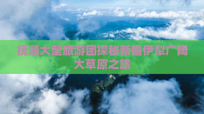 抚顺大型旅游团探秘新疆伊犁广阔大草原之旅