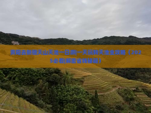 贵阳去新疆天山天池一日