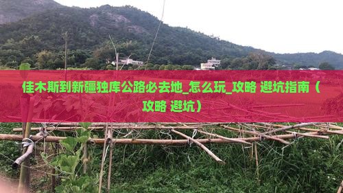 佳木斯到新疆独库公路必去地