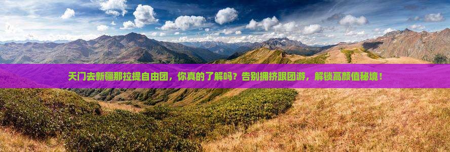 天门去新疆那拉提自由团