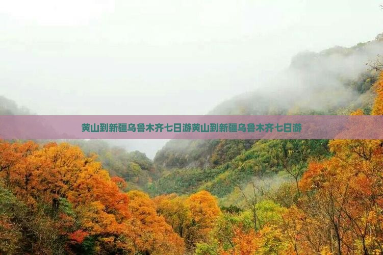 黄山到新疆乌鲁木齐七日游