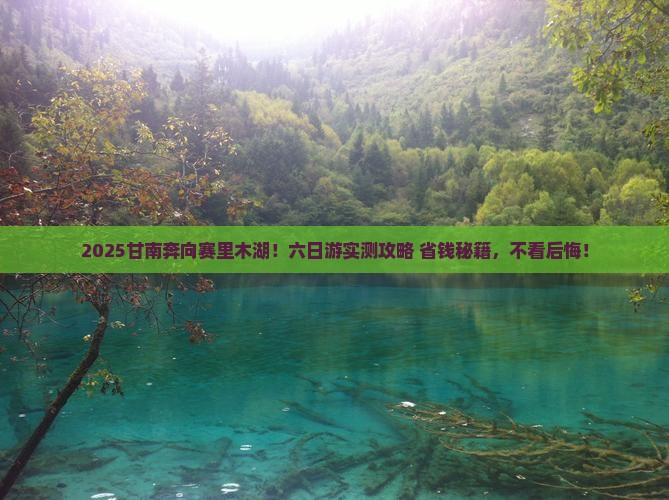 甘南到新疆赛里木湖六日游