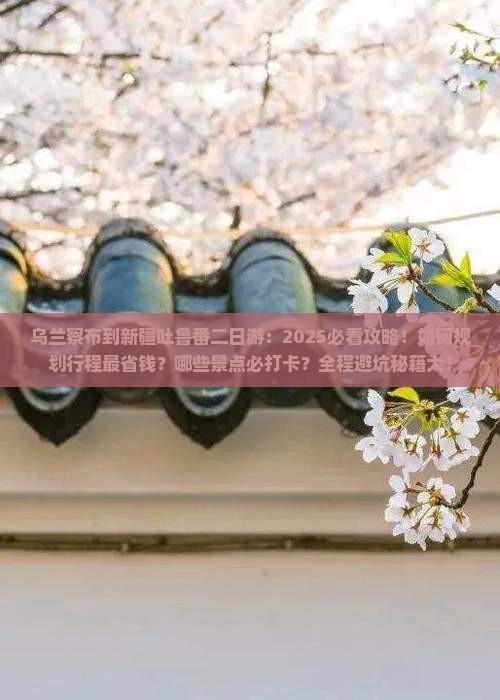 乌兰察布到新疆吐鲁番二日游