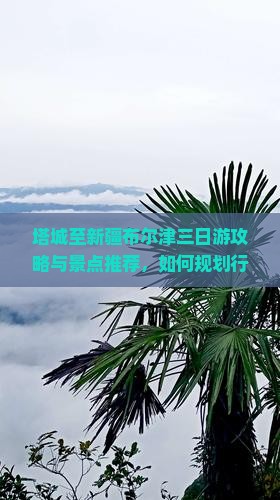 塔城至新疆布尔津三日游攻略与景点推荐，如何规划行程？