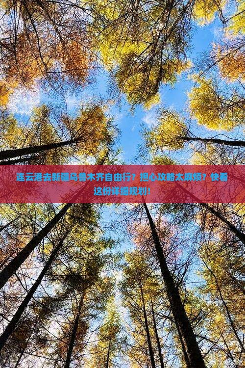 连云港去新疆乌鲁木齐自由行？担心攻略太麻烦？快看这份详细规划！