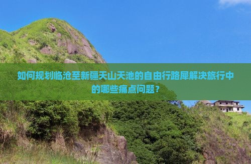 如何规划临沧至新疆天山天池的自由行路犀解决旅行中的哪些痛点问题？
