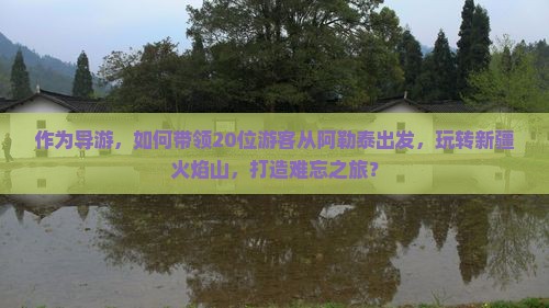作为导游，如何带领20位游客从阿勒泰出发，玩转新疆火焰山，打造难忘之旅？
