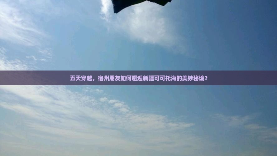 五天穿越，宿州朋友如何邂逅新疆可可托海的美妙秘境？