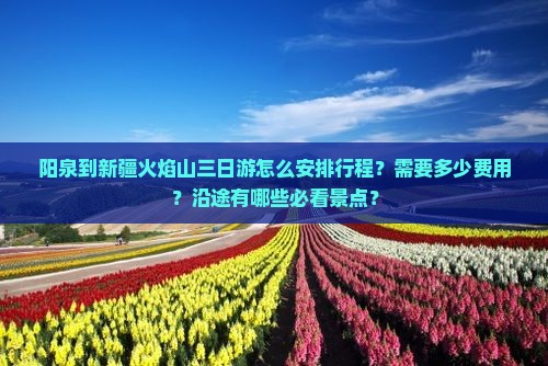 阳泉到新疆火焰山三日游怎么安排行程？需要多少费用？沿途有哪些必看景点？