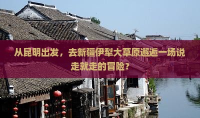 从昆明出发，去新疆伊犁大草原邂逅一场说走就走的冒险？
