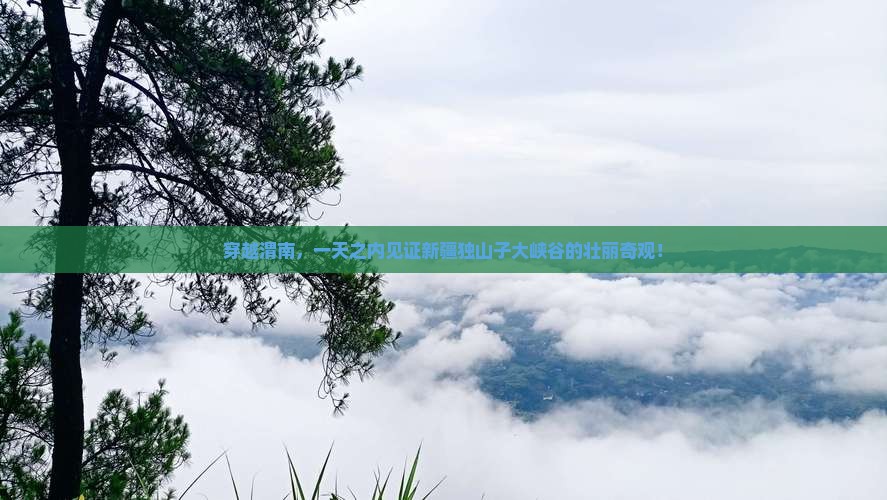 穿越渭南，一天之内见证新疆独山子大峡谷的壮丽奇观！