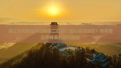 通辽市到新疆天山天池二日游？担心路途遥远？快来看这条种草的旅行路稀