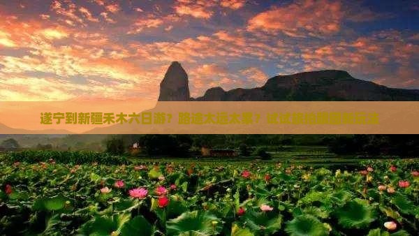 遂宁到新疆禾木六日游？路途太远太累？试试旅拍跟团新玩法
