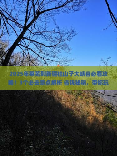 莱芜到新疆独山子大峡谷哪里玩