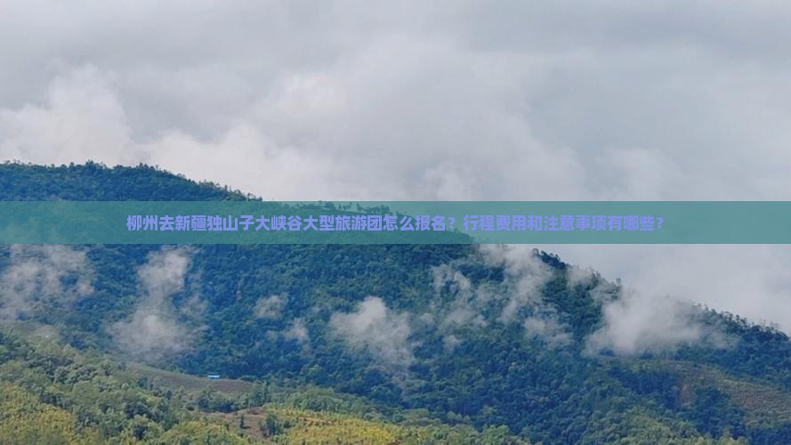 柳州去新疆独山子大峡谷大型旅游团