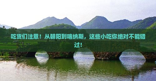 朝阳到新疆喀纳斯旅游小吃