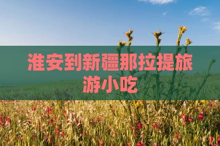 淮安到新疆那拉提旅游小吃