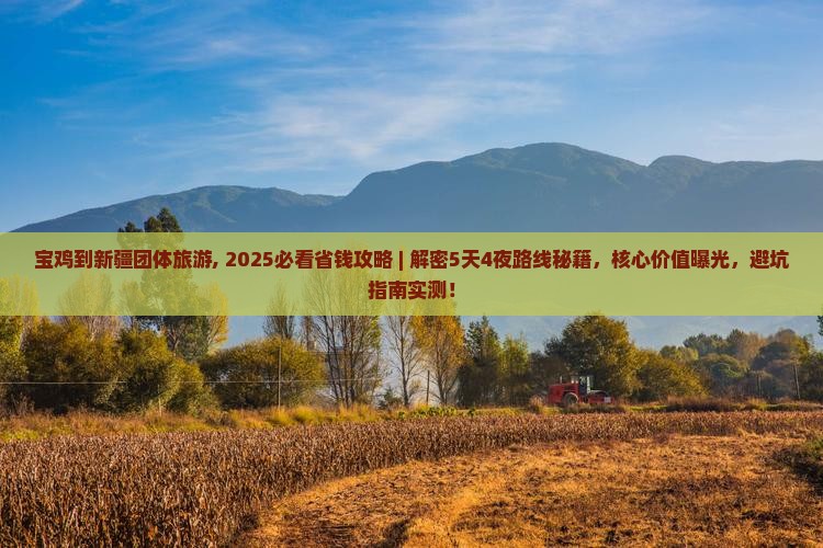 宝鸡到新疆团体旅游