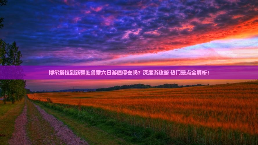 博尔塔拉到新疆吐鲁番六日游