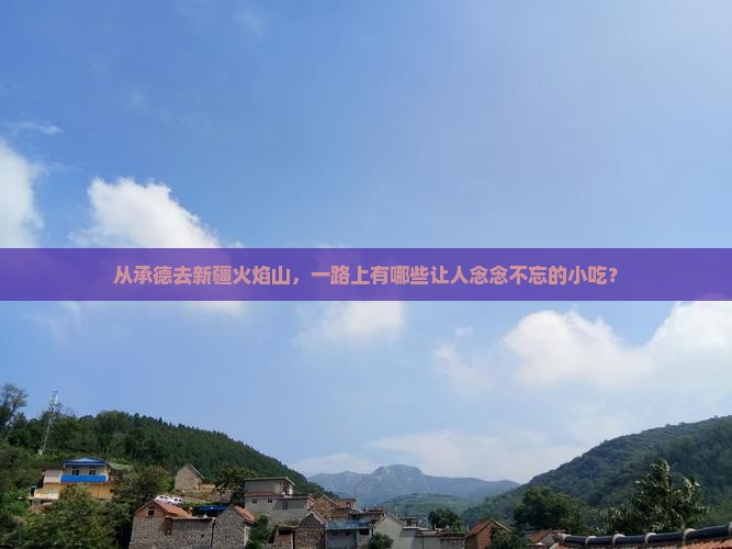 从承德去新疆火焰山，一路上有哪些让人念念不忘的小吃？