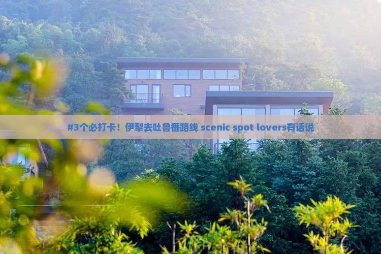 #3个必打卡！伊犁去吐鲁番路线 scenic spot lovers有话说