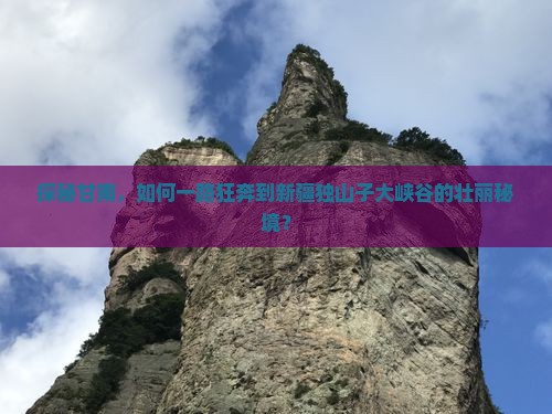 探秘甘南，如何一路狂奔到新疆独山子大峡谷的壮丽秘境？