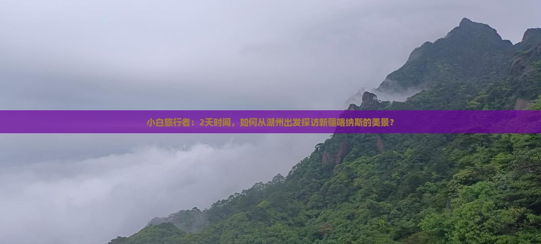 湖州到新疆喀纳斯二日游