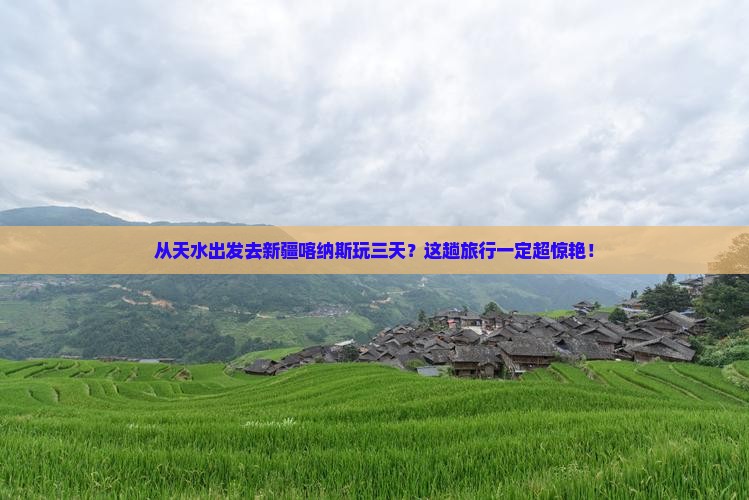 天水去新疆喀纳斯三日游