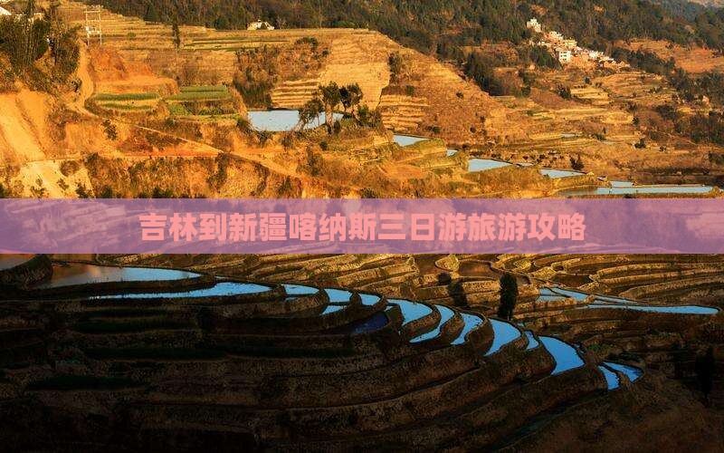吉林去新疆喀纳斯三日游
