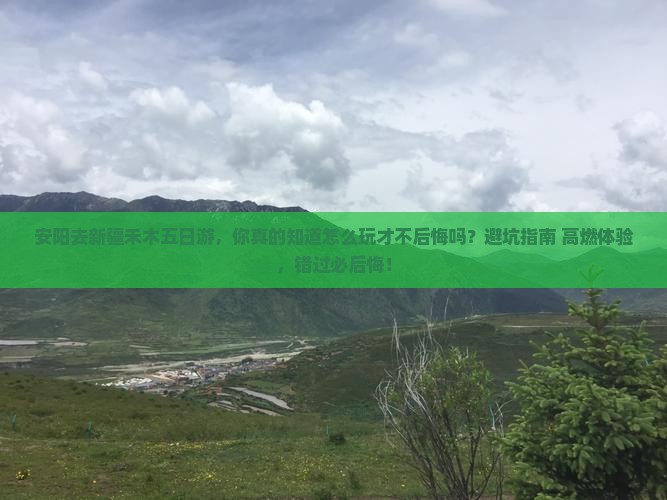 安阳去新疆禾木五日游