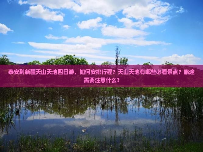 泰安到新疆天山天池四日游 泰安到新疆天山天池四日游
