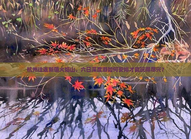 杭州到新疆火焰山六日游