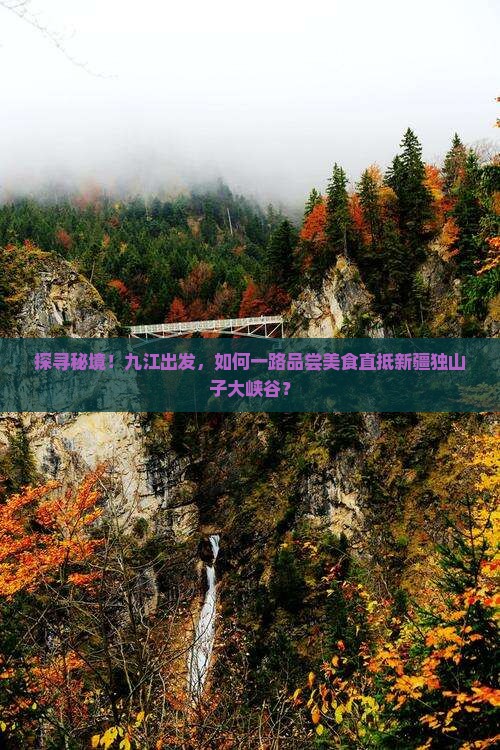 九江去新疆独山子大峡谷旅游小吃