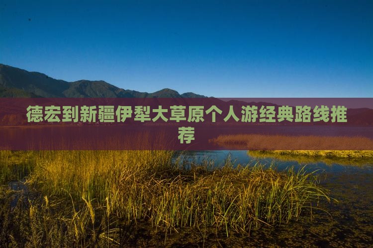 德宏到新疆伊犁大草原个人游